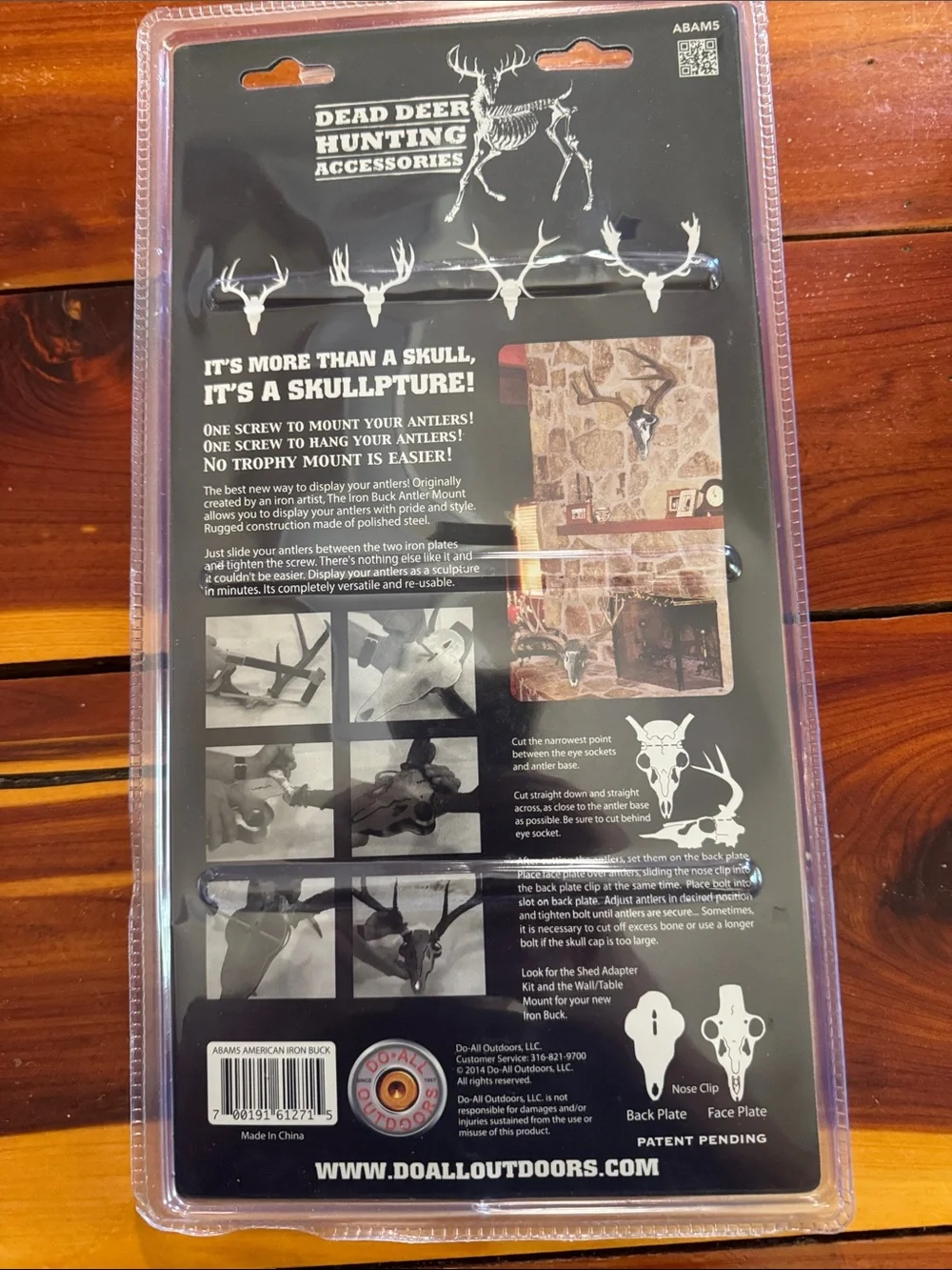 American Iron Buck Antler Mount